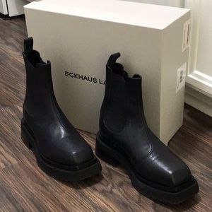 Eckhaus Latta Black Mike Boots